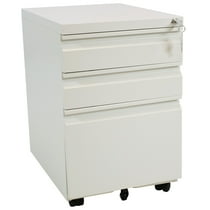Casl Brands Rolling Mobile File Cabinet Pedestal With Keyed Lock