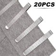 thumbnail image 2 of 20PCS Pinces à Coudre en Acier Inoxydable Ourlage Clips Mesure Règle Quilting Fournitures, 2 of 11