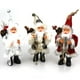 thumbnail image 2 of Navidad Sentado Papá Noel Abrigo hecho a mano Figuras de Papá Noel Muñeca con bolsa de regalo y regalos Decoración navideña para el hogar Oficina Mesa Fiesta de Navidad Adorno Regalo kaili Sencillez, 2 of 5