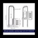 thumbnail image 2 of Cerradura Gabinete, Candado CombinacióN, CóDigo Bloqueo Casillero Gimnasio Acero Inoxidable Cerradura Grillete Ajustable Larga para la Escuela, Plata Gimnasio, 2 of 5