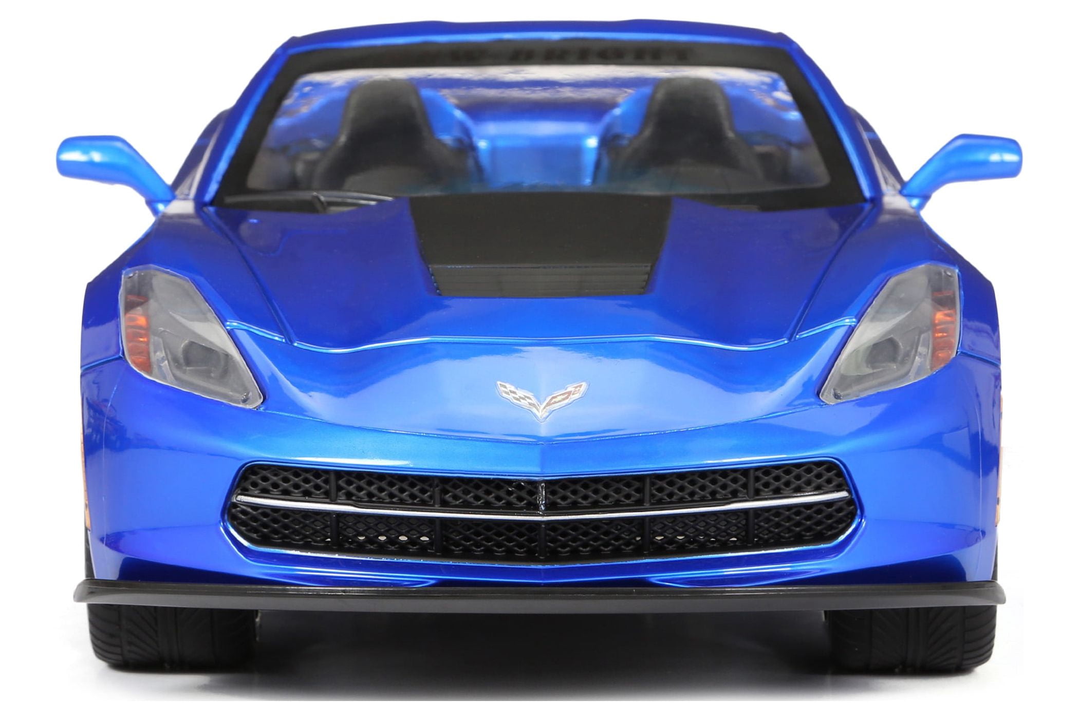 New Bright (1:8) Corvette Battery Radio Control Blue Sports Car, 60816U-B Child