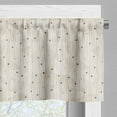 thumbnail image 3 of Ambesonne Abstract Valance Pack of 2, Swirls Pattern Circles, 42"X18", Pale Grey Eggshell, 3 of 5
