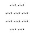 thumbnail image 3 of Qarigey 1 Pair Woman Earrings Star Shaped Lady Jewelry Earring Silver Trendy Girlfriend for Dating Party Present Decorations 10piezas, 3 of 3