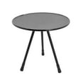 thumbnail image 1 of Almencla Table Ronde Triangulaire Pliable Stable Mobilier pour Pique-Nique Pêche Noir, 1 of 8
