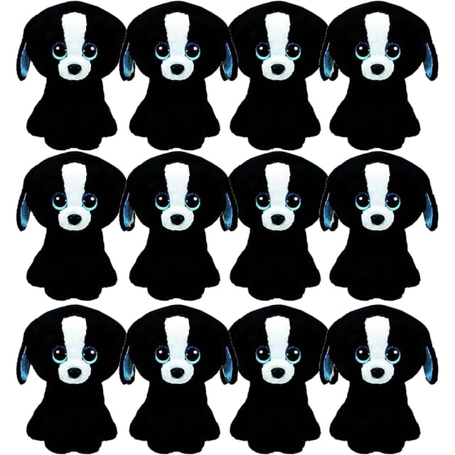 12 pz Poodle Negro Titi 15 cm