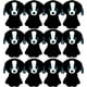 thumbnail image 1 of 12 pz Poodle Negro Titi 15 cm, 1 of 5