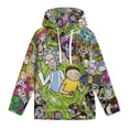 thumbnail image 5 of Rick And Morty Youth Hoodies Boys Girls 3D Printed Sweatshirt Fall Winter Clothes Long Sleeves Pullover Sweater M, 5 of 6