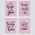 thumbnail image 5 of PixonSign Framed Wall Art Inspirational Motivational Collection Posters, Set of 4 Classic Typography Word Illustrations Wall Decor, Adhesive Canvas Prints for Home Decor - 8"x10" White, 5 of 5