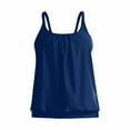 thumbnail image 6 of Gubotare Tankini Tops for Women Women's Tummy Control Swim Top - Blouson Fit, Bathing Suit Top Only (No Bottom) (Dark Blue,M), 6 of 6