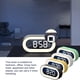 thumbnail image 3 of Injueey Reloj despertador digital LED para cabecera de escritorio, relojes de tiempo de repetición, decoración USB para el hogar, relojes de Decoración del hogar Negro, 3 of 6