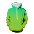 thumbnail image 4 of Fanxing Hoodies for Men Big & Tall Tie Dye Graphic Fleece Sweatshirts Long Sleeve Pullover Drawstring Hoody Sweatshirt with Pockets October Clearance Green,S, 4 of 6