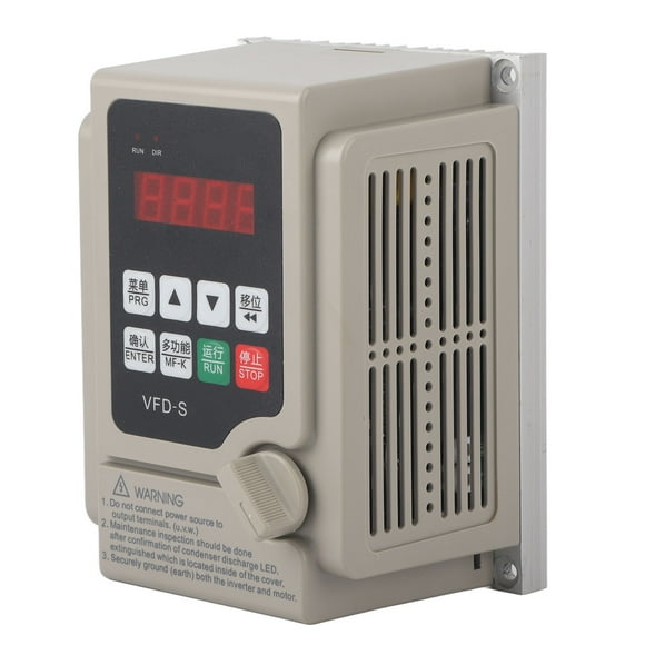 220V VFD Frequency Inverter Single-Phase Input 3-Phase Output Frequency Converter0.75KW