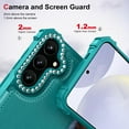 thumbnail image 2 of Allytech Wallet Case for Samsung Galaxy S24 with Credit Card Slots, Kickstand Anti-Fall Shockproof Camera Screen Protection Soft TPU Frame Premium PU Leather Magnetic Clasp Case - Green, 2 of 8