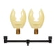 thumbnail image 1 of Soporte portátil para caña de pescar con soporte para poste de portería de pesca Buzz Bar Pod 31cm blanco luminoso, 1 of 9