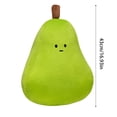 thumbnail image 2 of Cute Little Pear Plush Doll Cartoon Doll Home Decoration Couple Gift Children Gift 1PC 16.93in, 2 of 5