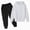 White, variant on 3-4 Years Toddler Boy Long Sleeve Sweatshirt Pants Set Fall Winter Outfits Fall Winter Set for 0 6 12 18 24 M 1t 2t 3t 4t 5t 6t