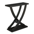 thumbnail image 3 of Convenience Concepts Newport Cross Step Console Table, Espresso, 3 of 3