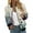 Blue-B, variant on Women's Jacket Floral Print Bomber Vintage Casual Graphic Zipper Baseball With Pocket Fall Jacket
