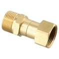 thumbnail image 6 of M22 14mm Thread Pressure Washer Swivel Joint Brass Connector Hose Fitting 360 Degree Rotation Fangkenuo, 6 of 9