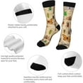 thumbnail image 3 of Funny Casual Sport Short Sock Insect Species Cartoon Novelty Graphic Socks for Men Women Gift, 3 of 4