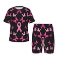 thumbnail image 1 of Balery Breast Cancer Conjunto de Pijama Infantil de Manga Corta con Estampado – Ropa de Dormir de Algodón Suave-Small, 1 of 6
