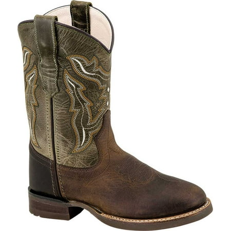 

Old West Youth s Broad Square Round Toe Boots