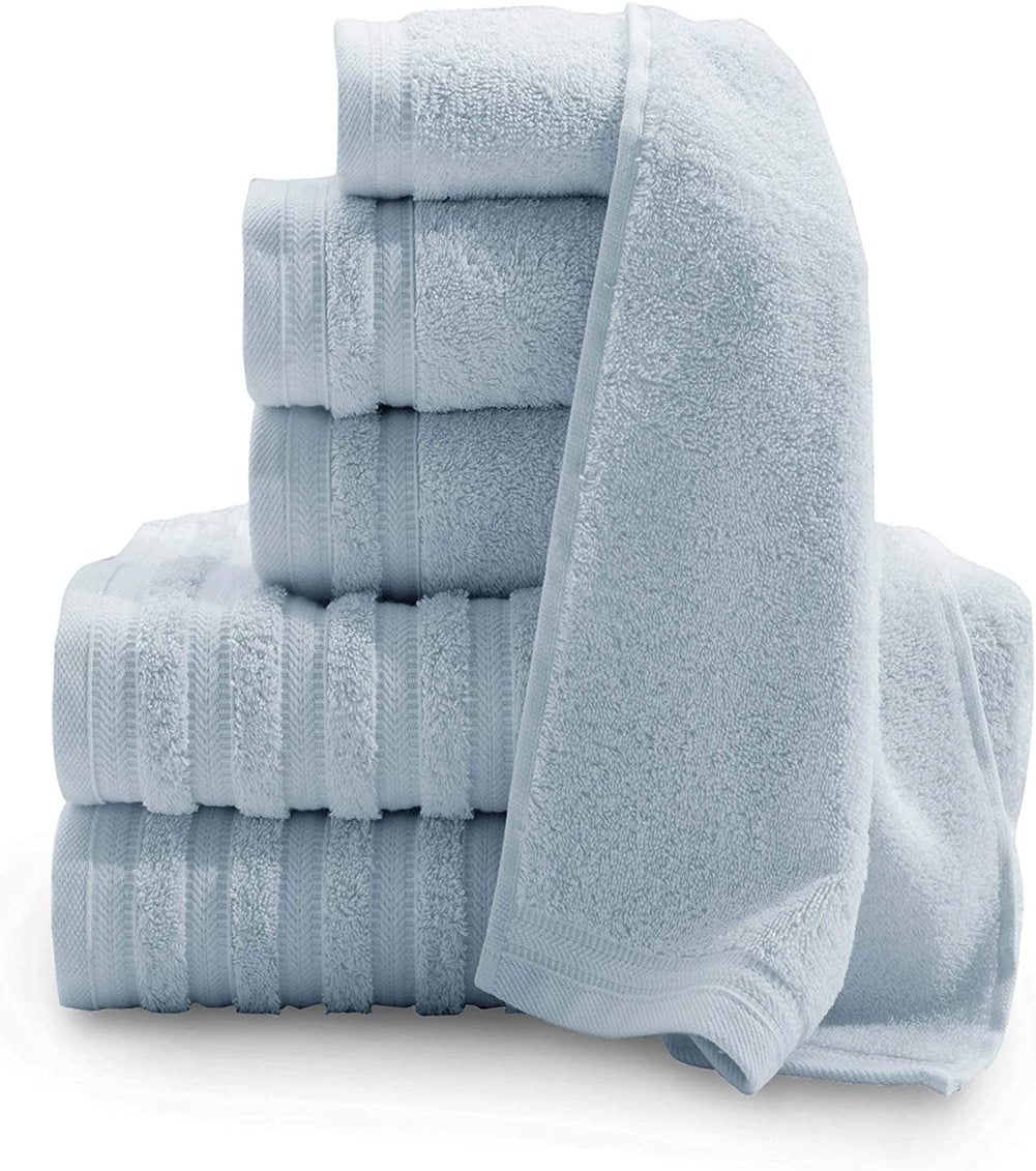 "TaliaPosy Pure Elegance 100 Turkish Cotton Luxury Towels, 2 Bath