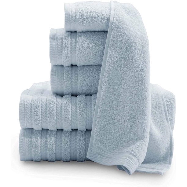 "TaliaPosy Pure Elegance 100 Turkish Cotton Luxury Towels, 2 Bath