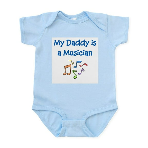 CafePress - My Daddy Is A Musician Infant Bodysuit - Baby Light Bodysuit, Size Newborn - 24 Months