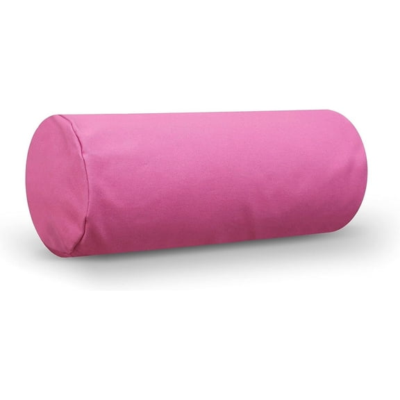 Cotton Fabric 6x16" Neck Roll Pillowcase - Soft Washable Woven Cotton Pillow Cover - Made in USA, Orchid