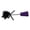 B003- Style C, variant on Halloween Cat Masquerade Mask with Stick and Black Mask, Black Velvet Half Mask for Masquerade Party with Elastic Strap, Adult Halloween Party Favors with Bead Charms and Feather