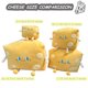 thumbnail image 4 of Almohada de peluche Goylmc con forma de queso, tamaño mediano, 4 of 7