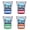 Multicolor (4-Pack), variant on Snowshoe West Virginia Design A Souvenir 2 oz Round Shot Glass Green