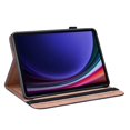 thumbnail image 2 of compatible Samsung Galaxy Tab S9/S9 Fe Embossed Striped Leather Case Blue (GET IT)_Gift Of G, 2 of 5