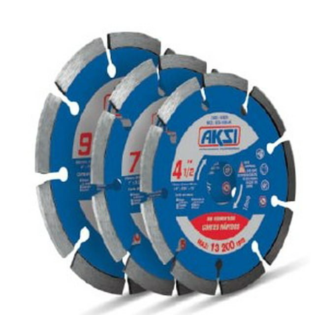 Discos diamantados rin segmentado, 2 mm espesor (13,200 RXM)