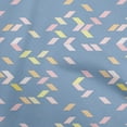 thumbnail image 1 of oneOone Cotton Poplin Dusty Blue Fabric Geometric Sewing Material Print Fabric By The Yard 42 Inch Wide-Z6, 1 of 6