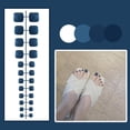 thumbnail image 1 of RYGRZJ Finished Toenail Glossy Patches Fake Nails Wearable Manicure Tools Nails~, 1 of 1