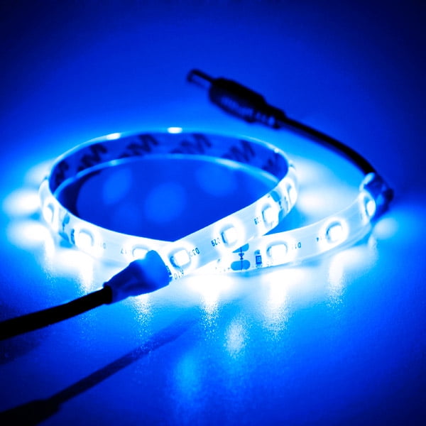 photo Blue Led Light Strips In Room biltek 1 foot blue 18 leds led expansion strip lighting light smd 3528 blue led strip lighting expansion for bedrooms bathrooms garage kitchen