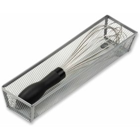 Tidy Living Mesh Storage Tray Steel Mesh Basket Organizer