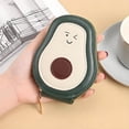 thumbnail image 5 of Blueek Avocado Card Holder - Multi-Functional and Cute Wallet for Cards and Coins, Multi-Slot Penguins Card Holder Coin Purse Zippered Small Coin Bag for Women Men, 5 of 8