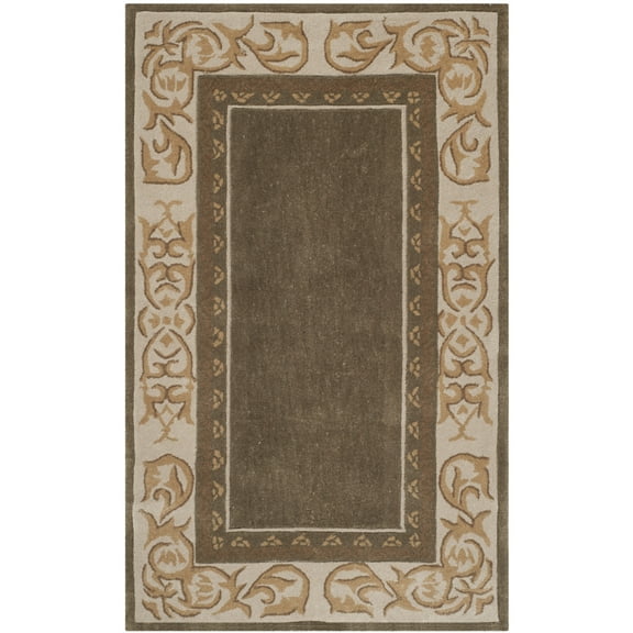 SAFAVIEH Total Performance TLP727C Olive / Ivory Rug