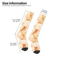 thumbnail image 2 of Naloa Watercolor Sea Shells Thigh High Socks Extra Long Stretchy Sock Women Over Knee High Opaque Stocking Daily Wear, 2 of 6