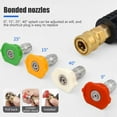 thumbnail image 4 of sruoe Garden Hose Nozzle Sprayer, Adjustable High Pressure Water Sprayer, Hose Nozzle Heavy Duty, Copper Water Nozzle, Outdoor Water Gun for Washing Cars, Garden, Plants, 4 of 6