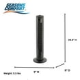 thumbnail image 4 of Seasons Comfort Tower Fan, 40W, 3 Speeds, Oscillating, Electric, Indoor - FTW29B, 4 of 9