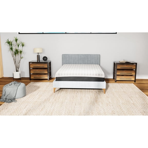 Copper Infused 14 Inch Queen Mattress with Support for Cool and Comfortable Night's Sleep