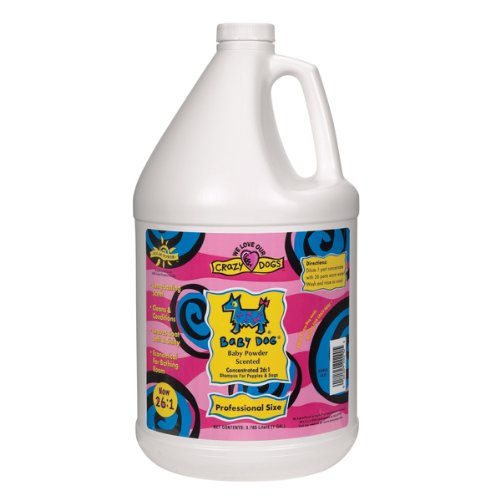 crazy dog shampoo, baby dog, 1gallon