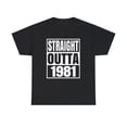 thumbnail image 2 of Vintage 1981 T Shirts for Women Retro Funny 1981 Birthday Women Shirts Plus Size, 2 of 7