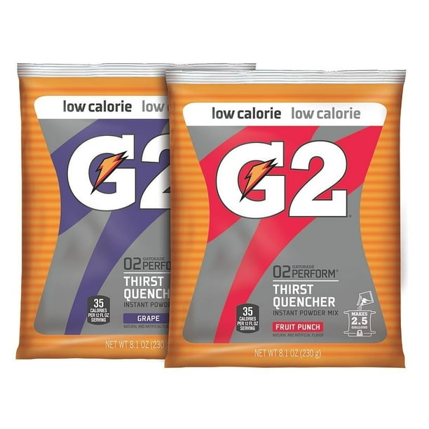 Gatorade G2 8.1 Ounce Instant Powder Concentrate Packet Assorted