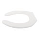 thumbnail image 3 of asiento para baño permajuste sin tapa alargado blanco plástico, 3 of 6