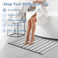 thumbnail image 3 of Alfombra de baño Stone AWW, plegable, superabsorbente, de diatomita, color gris claro, 3 of 7